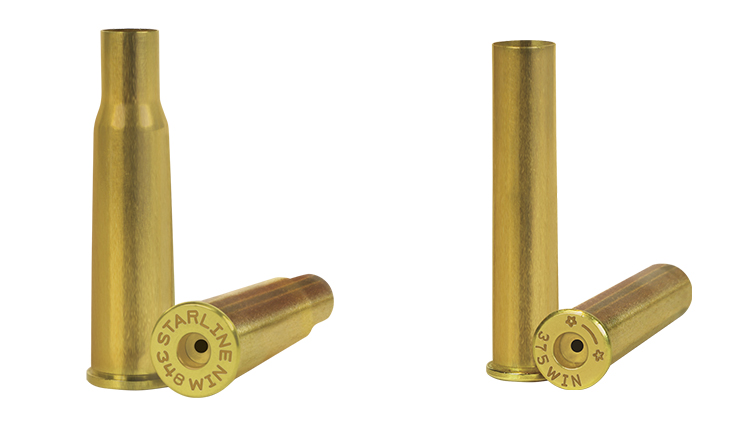 348 Winchester and 375 Winchester Starline Brass Cases