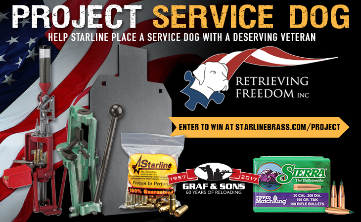 Project Service Dog Giveaway from Starline Brass