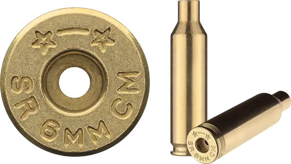 6mm Creedmoor Small Rifle Primer brass case used to make ammunition.