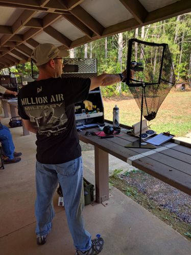 Mitch Rosnick using a brass catcher