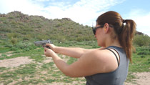 Sarah Shooting 45 Auto