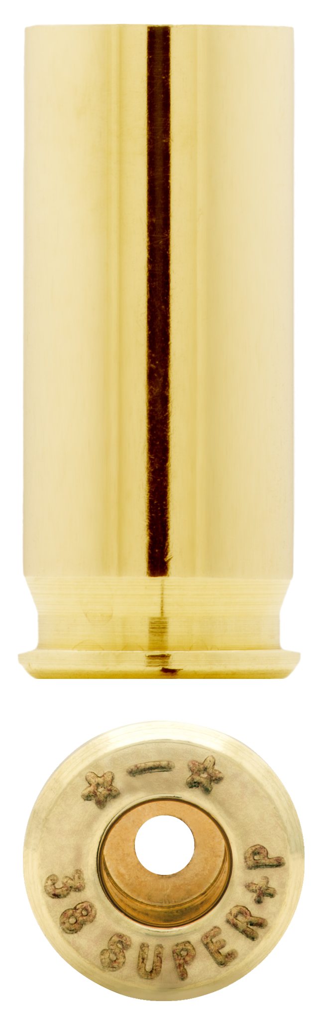 38 Super +P brass can be used to make ammunition