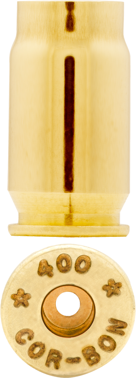 400 Cor-Bon brass can be used to make ammunition