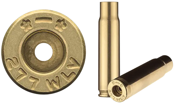 277 Wolverine Starline brass case used to make ammunition.