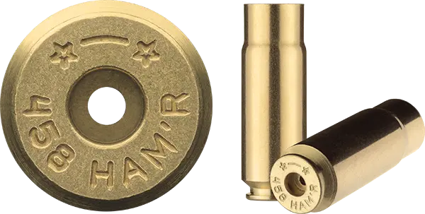 458 Ham’r brass case used to make ammunition.
