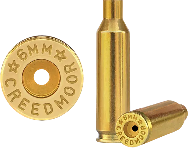 6mm Creedmoor Starline brass case used to make ammunition.