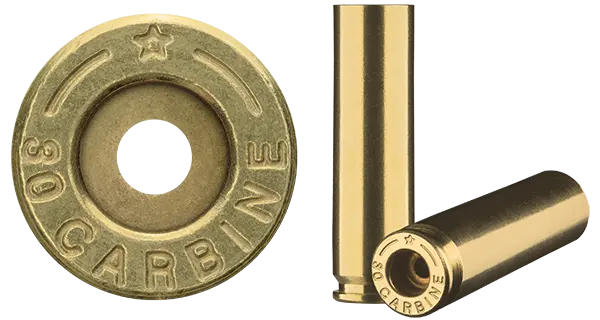 30 Carbine Starline brass case used to make ammunition.