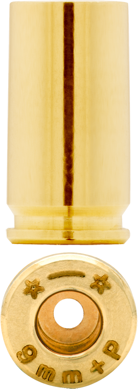 9 MM +P brass can be used to make ammunition