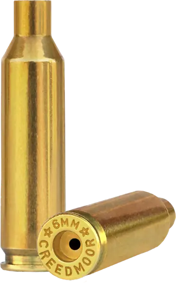 6mm Creedmoor Starline brass case used to make ammunition.
