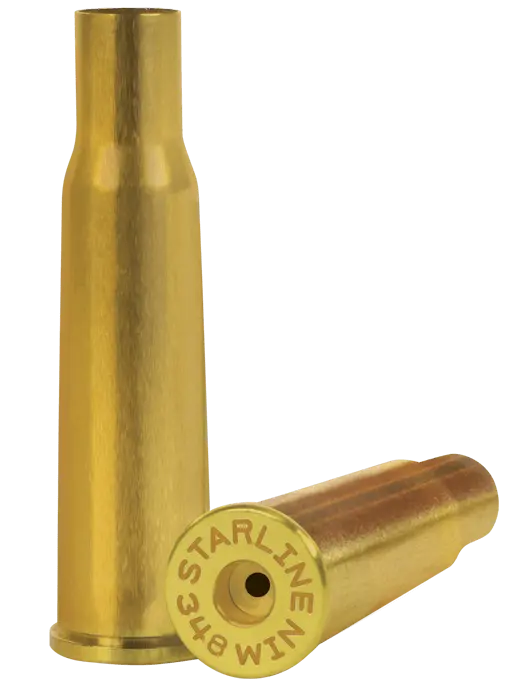 348 Winchester brass case used to make ammunition.