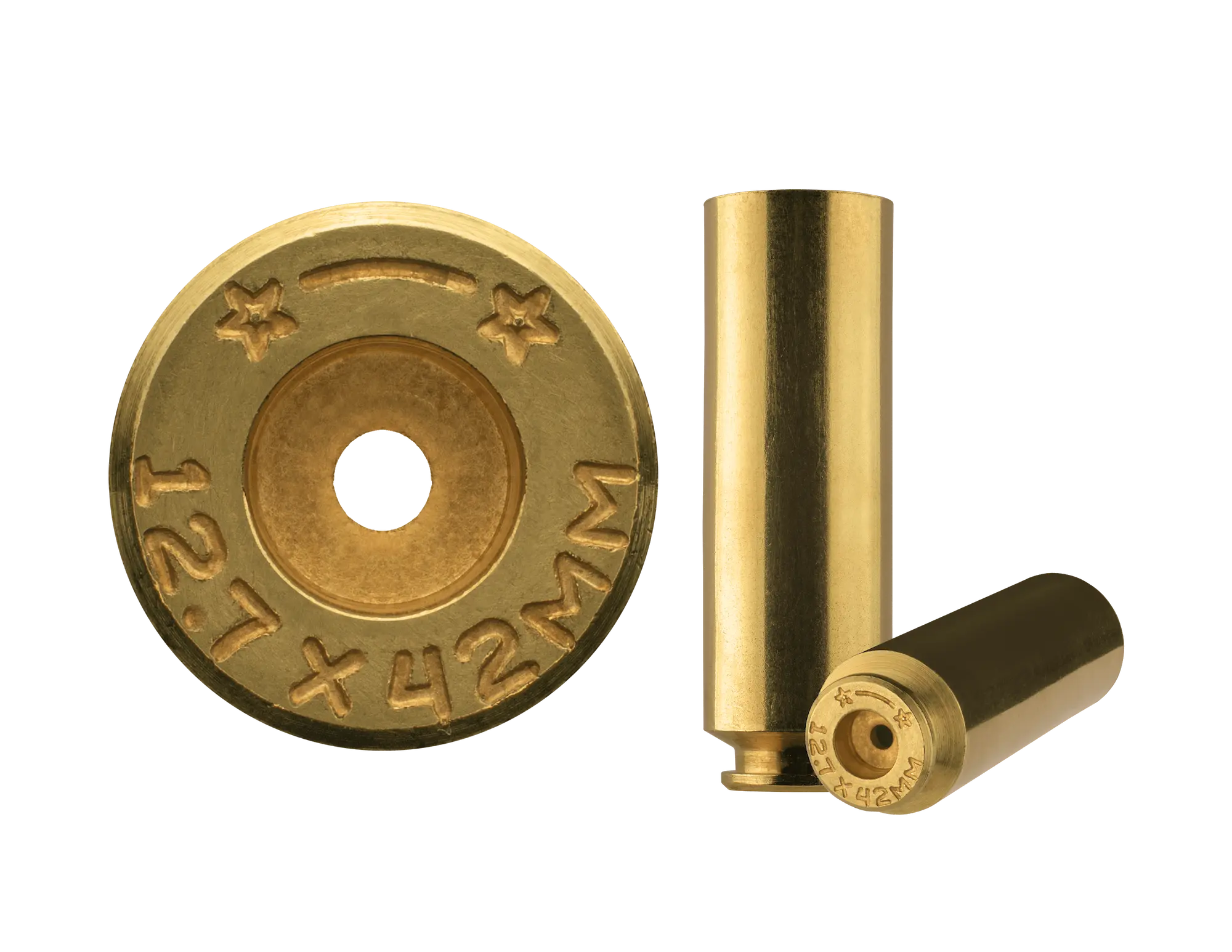 12.7x42 Starline brass case to make ammunition for the 50 Beowulf® rifle cartridge.