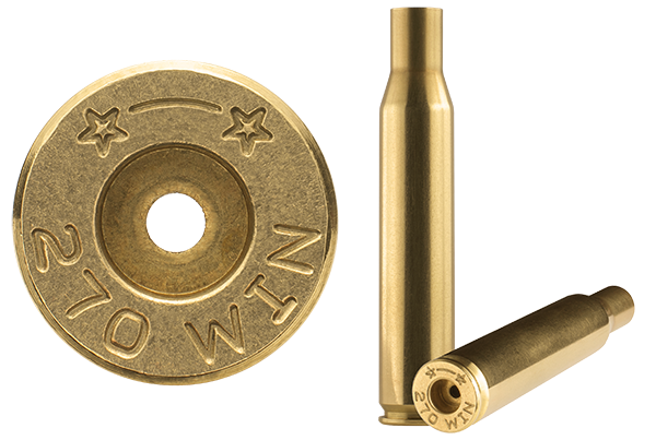 270 Winchester Starline brass case used to make ammunition.