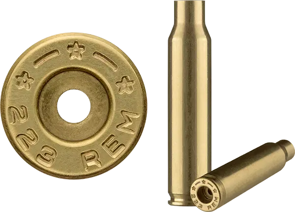 223 Remington Starline brass case used to make ammunition.