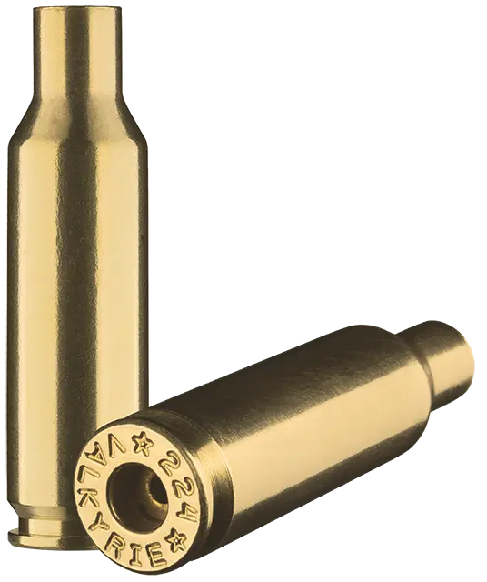 224 Valkyrie Starline brass case used to make ammunition.